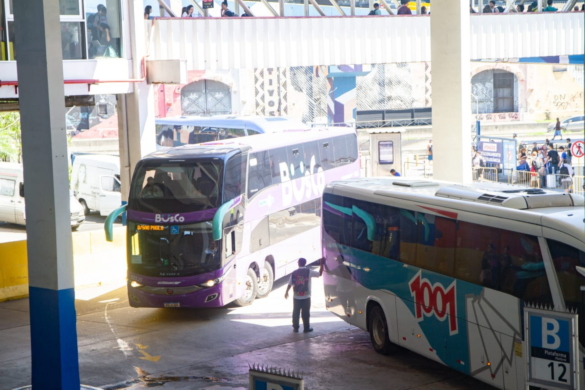 Meio milhão de pessoas devem passar pela Rodoviária do Rio durante o Carnaval - Érica Martin / Agência O Dia