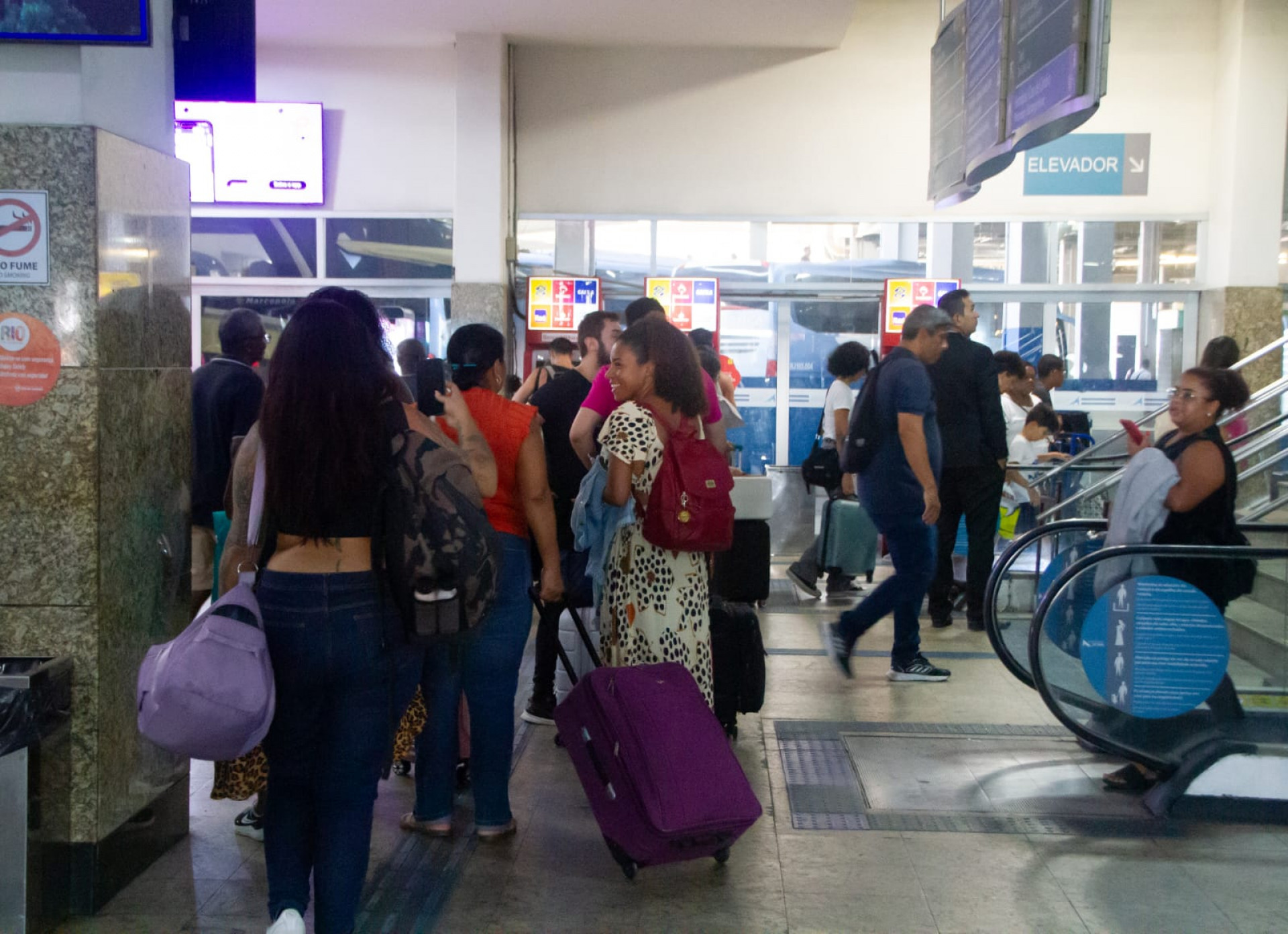 Meio milhão de pessoas devem passar pela Rodoviária do Rio durante o Carnaval - Érica Martin / Agência O Dia