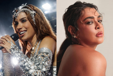 Anitta homenageia Preta Gil diante de Gilberto Gil em Salvador