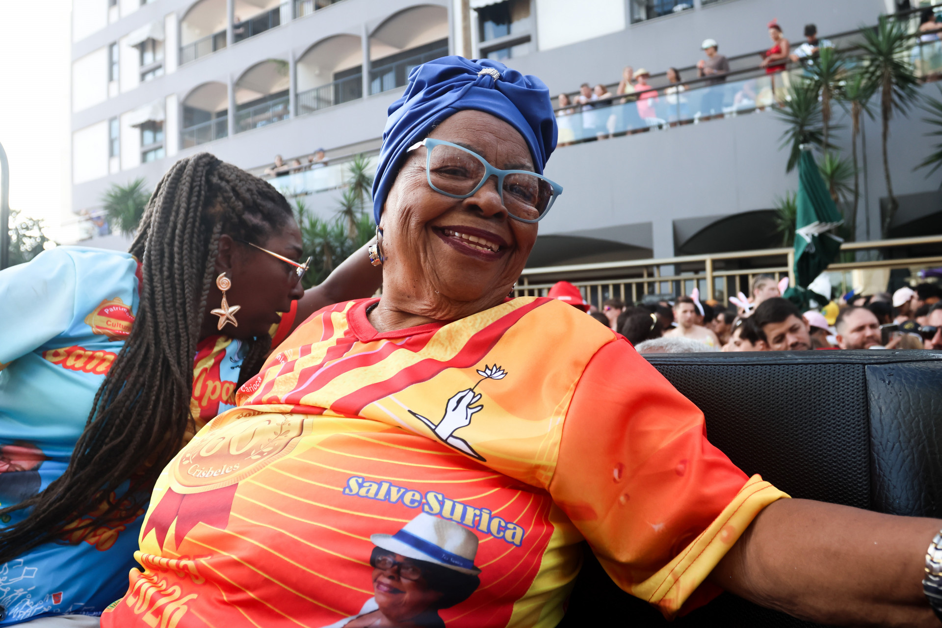  Tia Surica, matriarca da Portela foi homenageada  - Douglas Shineidr / Riotur