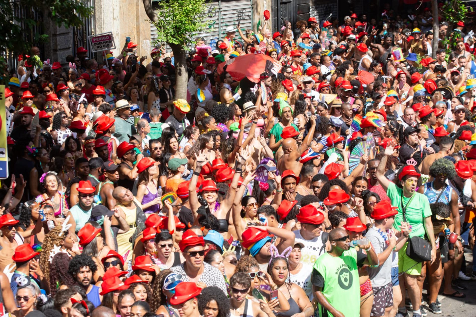 Fundado em 1918, o Bola Preta é o bloco mais antigo do Rio de Janeiro - Érica Martin / Agência O Dia