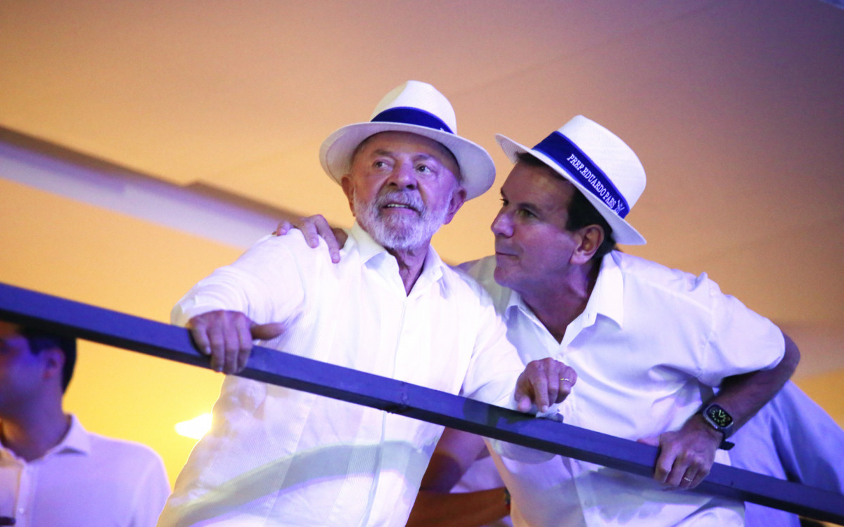 Lula e Eduardo Paes
