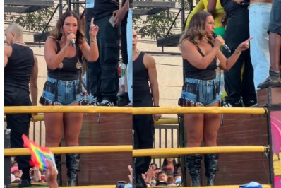 Valesca Popozuda reclama de estrutura em trio de Belo Horizonte: 'Subi aqui em respeito''