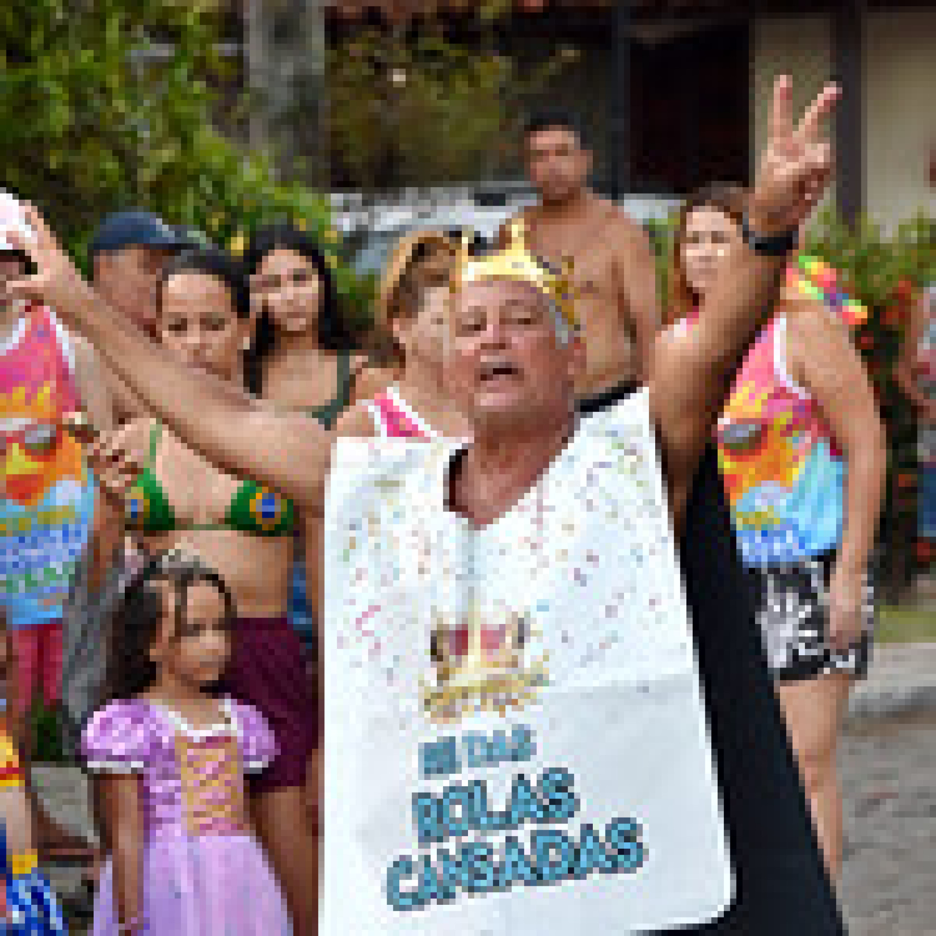 Bloco foi atra&ccedil;&atilde;o por onde passava - Divulga&ccedil;&atilde;o/PMAR