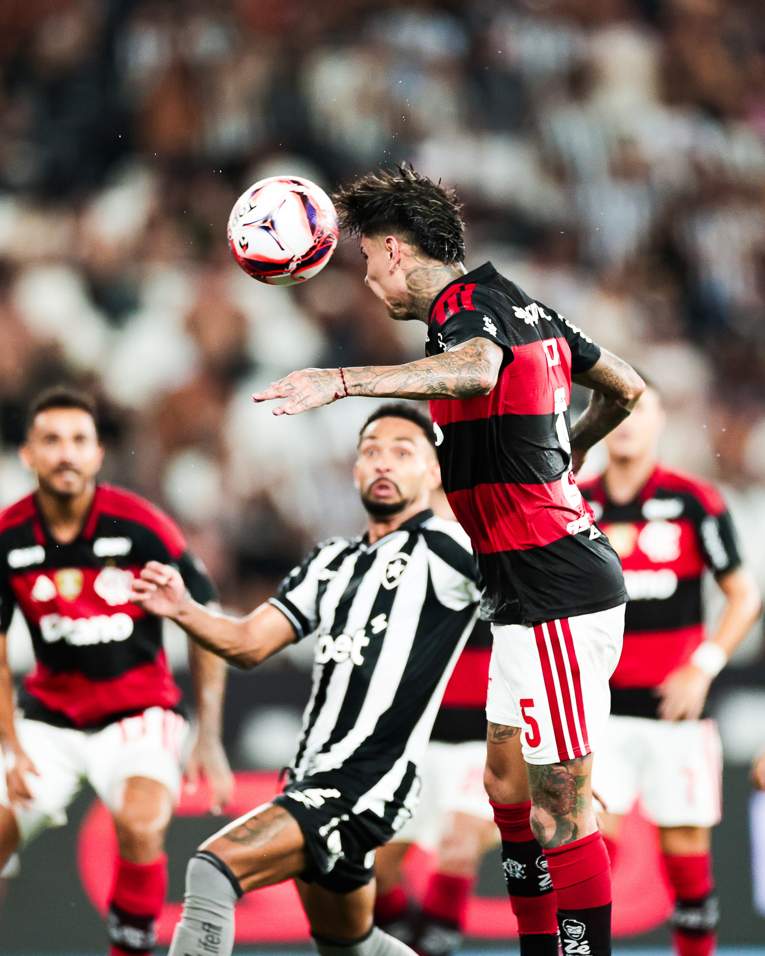 BOTAFOGO X FLAMENGO - CAMPEONATO CARIOCA - NILTON SANTOS - 15-02-2026 - Gilvan de Souza/Flamengo