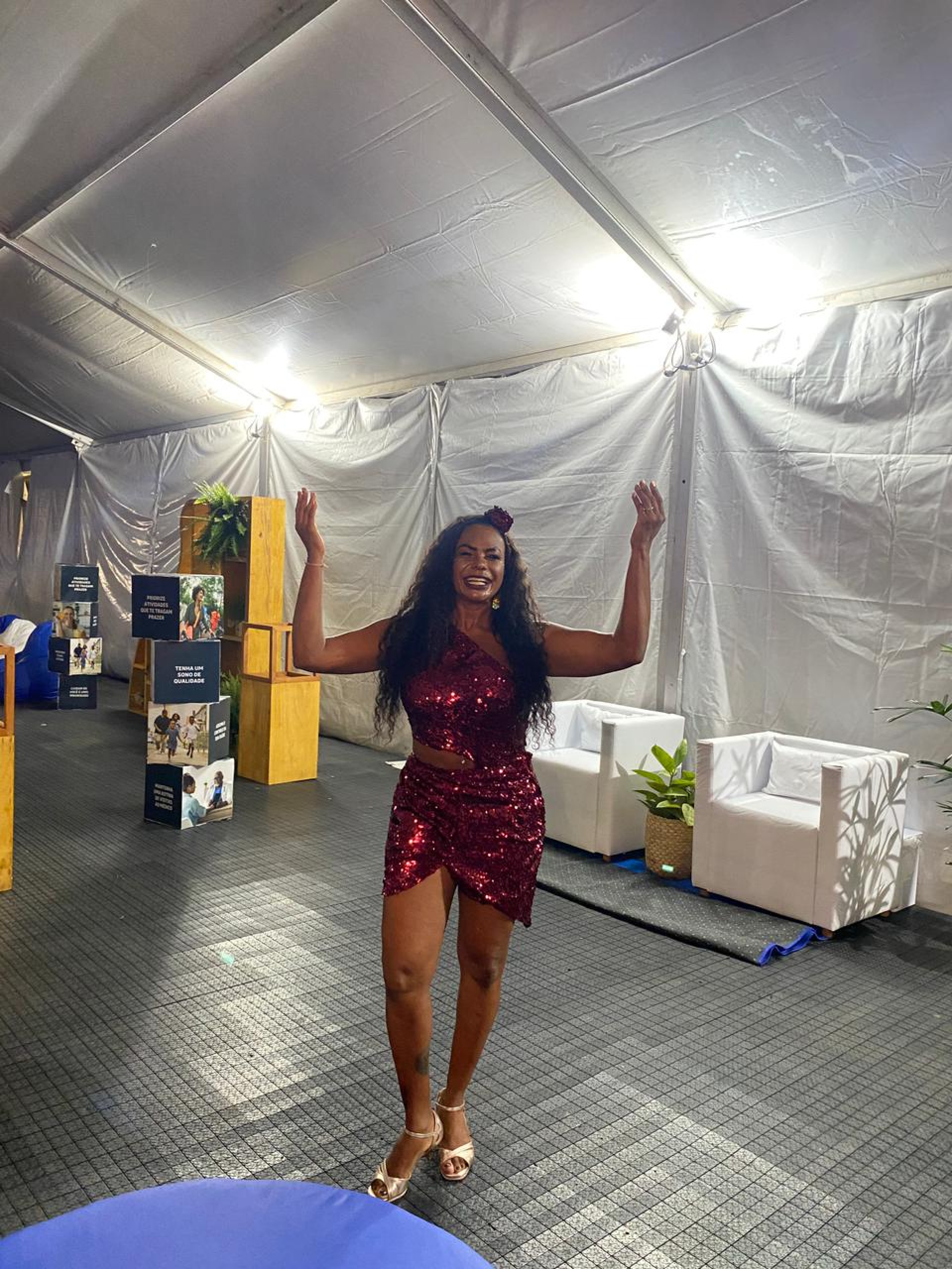 Selminha Sorriso elogiou espa&ccedil;o na Sapuca&iacute; - Thalita Queiroz / Ag&ecirc;ncia O Dia