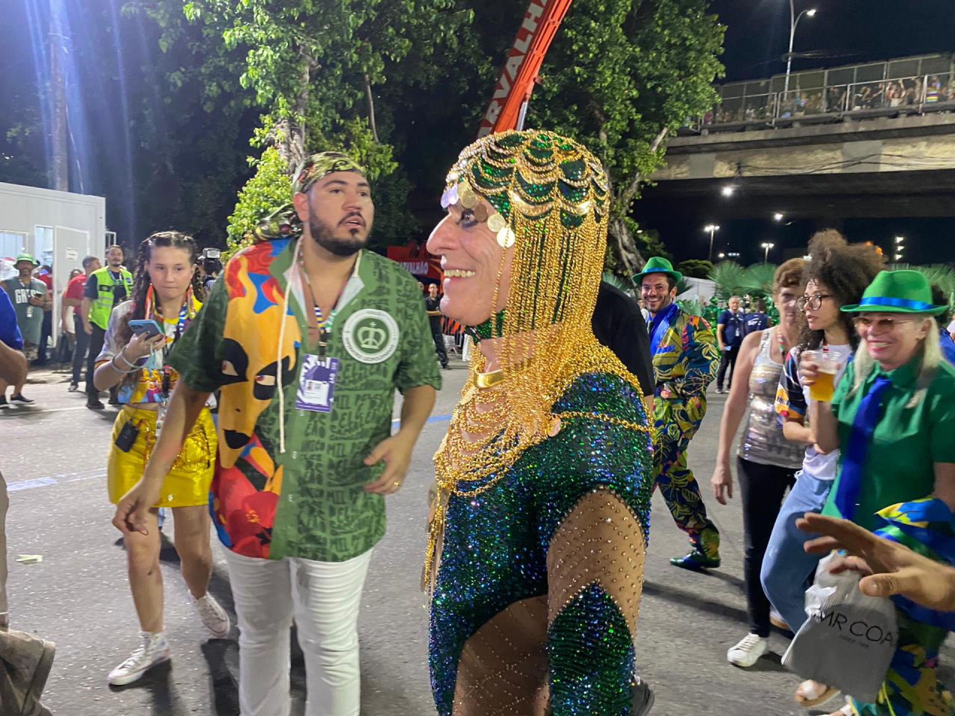 Ney Matogrosso é homenageado pela Imperatriz Leopoldinense na Sapucaí - Thalita Queiroz / Agência O Dia