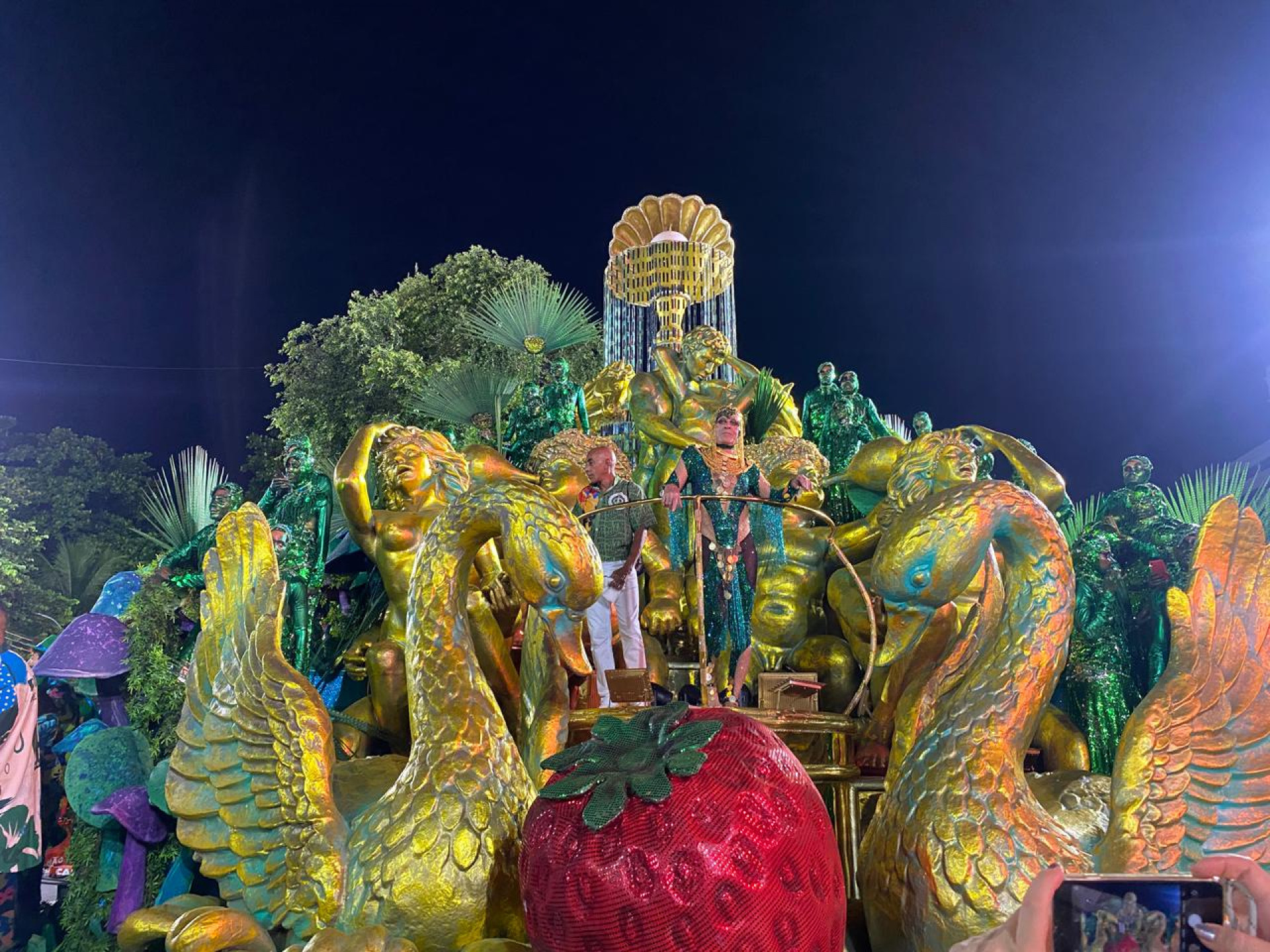 Ney Matogrosso é homenageado pela Imperatriz Leopoldinense na Sapucaí - Thalita Queiroz / Agência O Dia