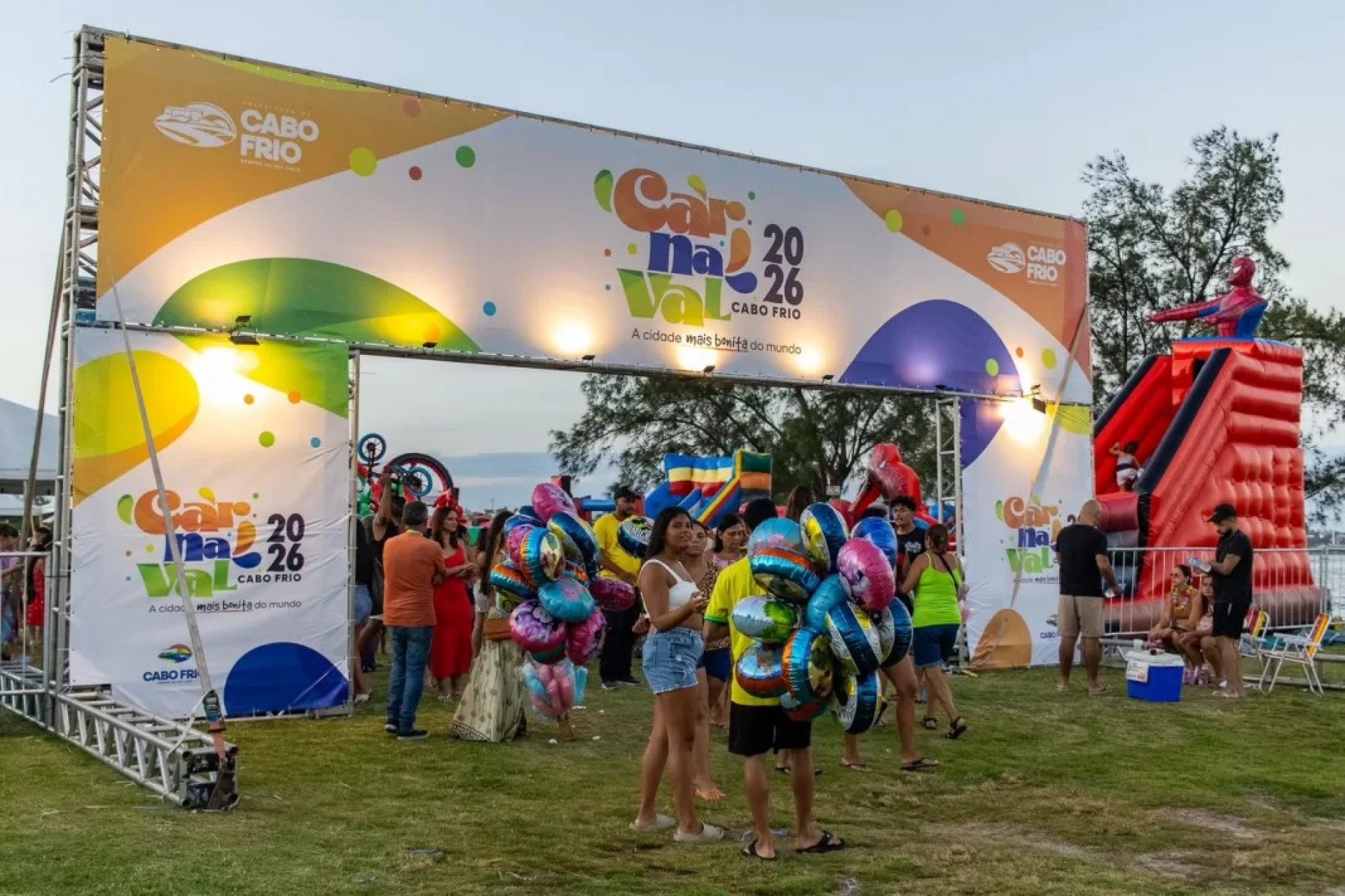 Arena Kids anima famílias no Carnaval 2026 de Cabo Frio