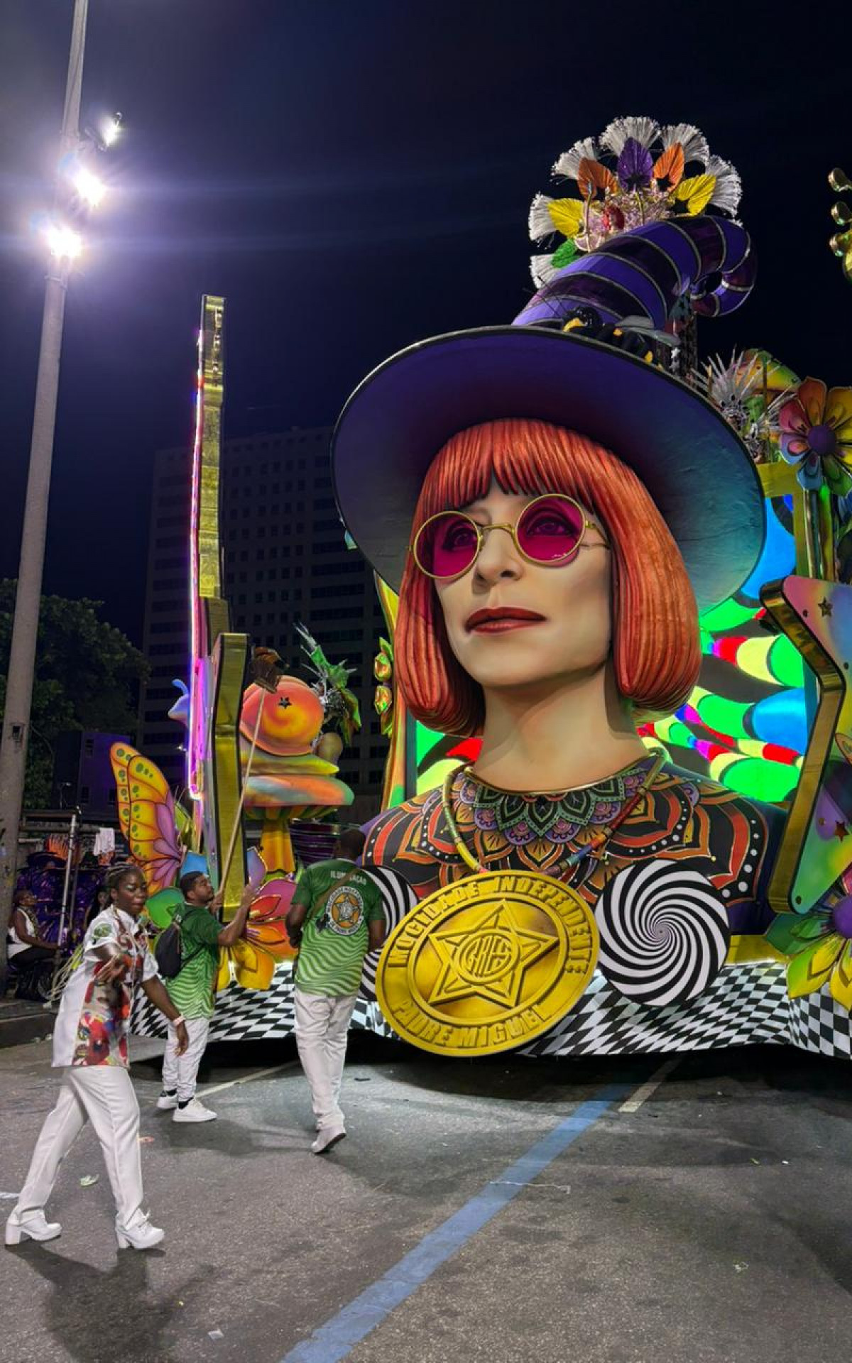 Rita Lee foi a grande homenageada pela Mocidade