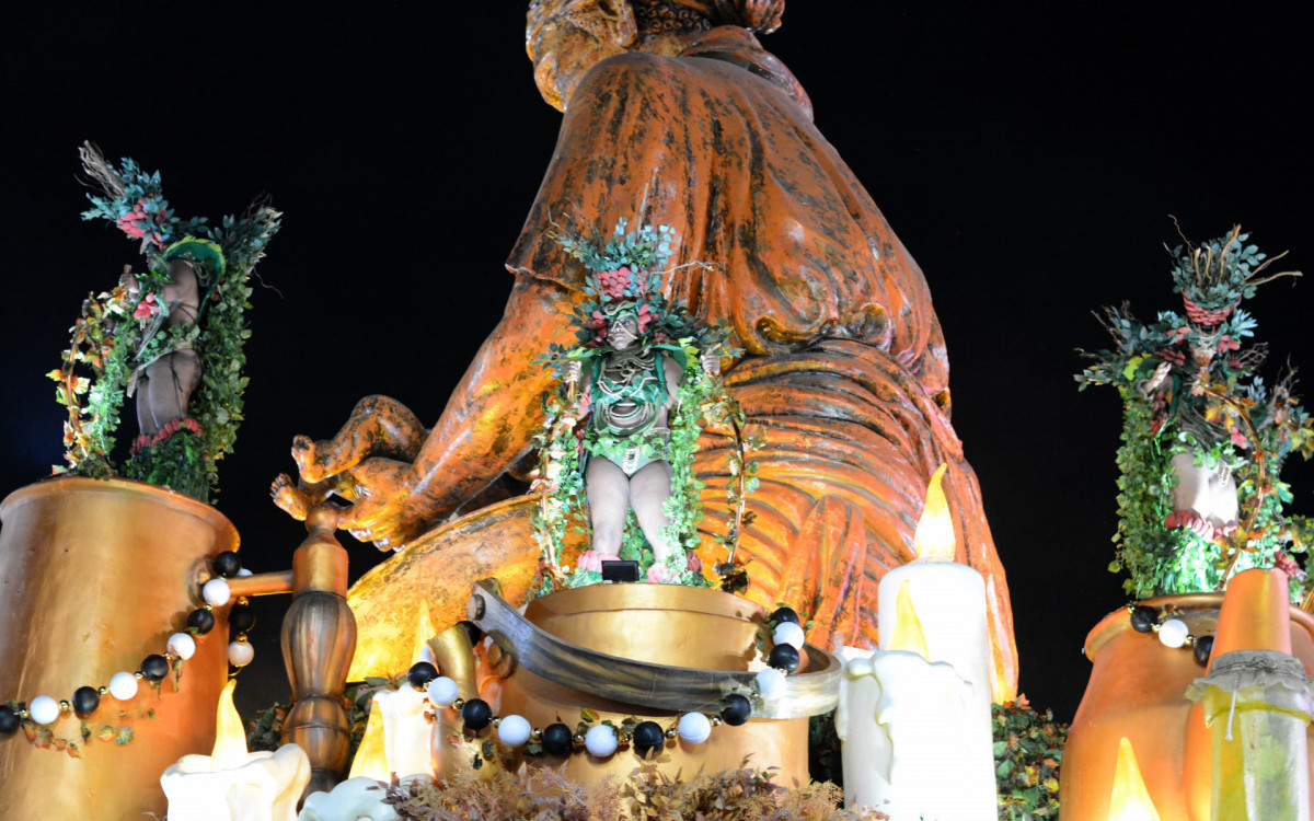 Estação Primeira de Mangueira desfila na Sapucaí