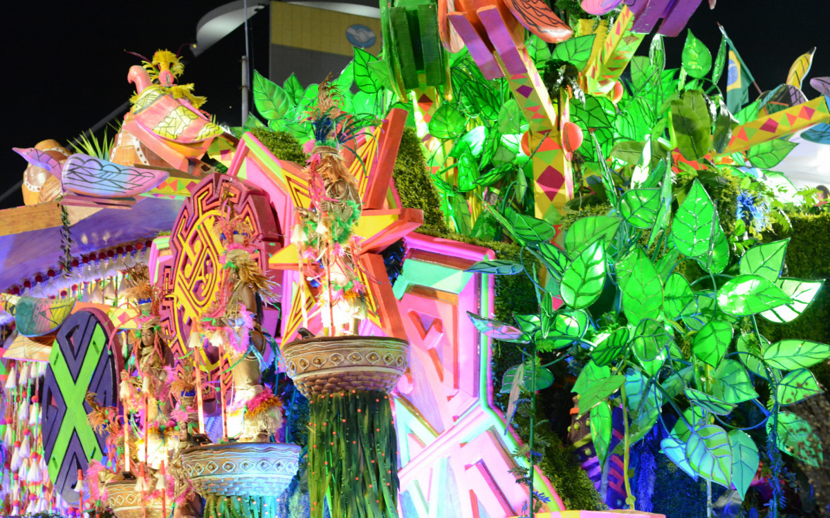 Estação Primeira de Mangueira desfila na Sapucaí