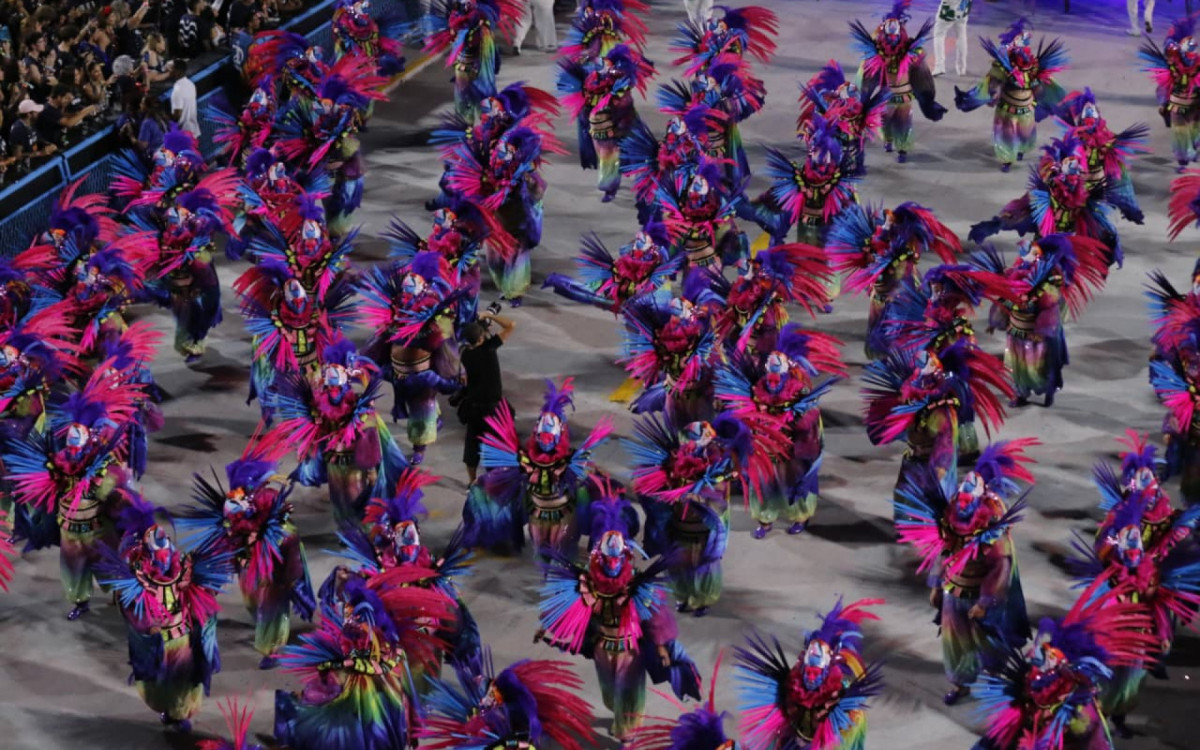 Imperatriz Leopoldinense desfila na Sapucaí