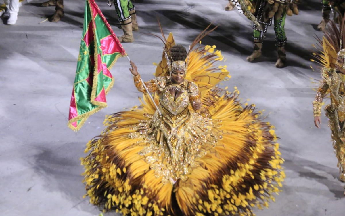 Estação Primeira de Mangueira desfila na Sapucaí