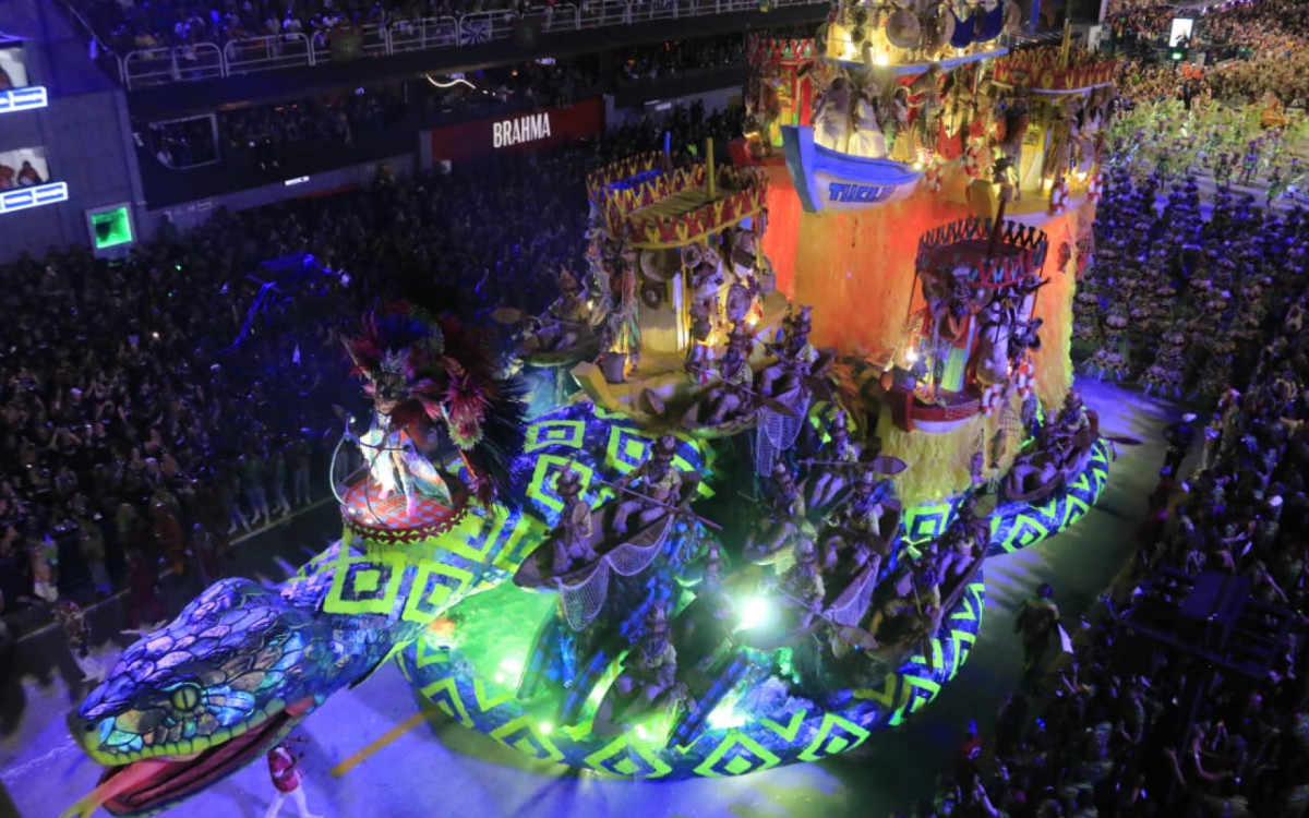 Estação Primeira de Mangueira desfila na Sapucaí
