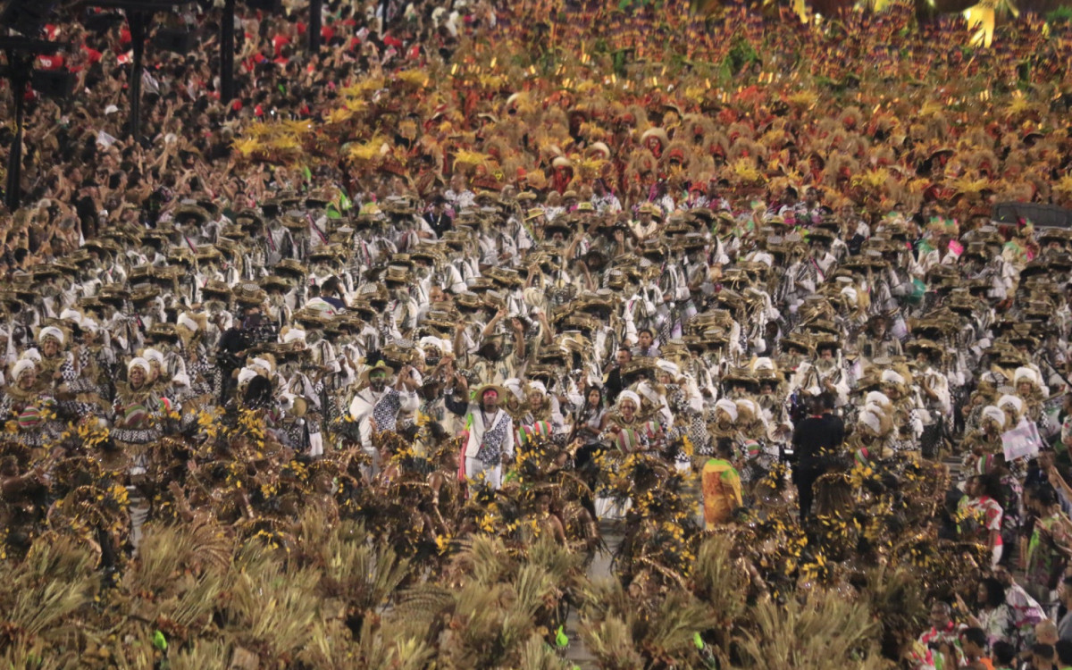 Estação Primeira de Mangueira desfila na Sapucaí