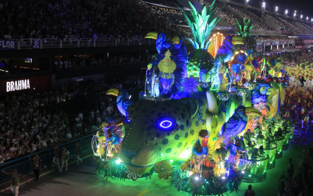 Mocidade apresentou desfile criativo e colorido 