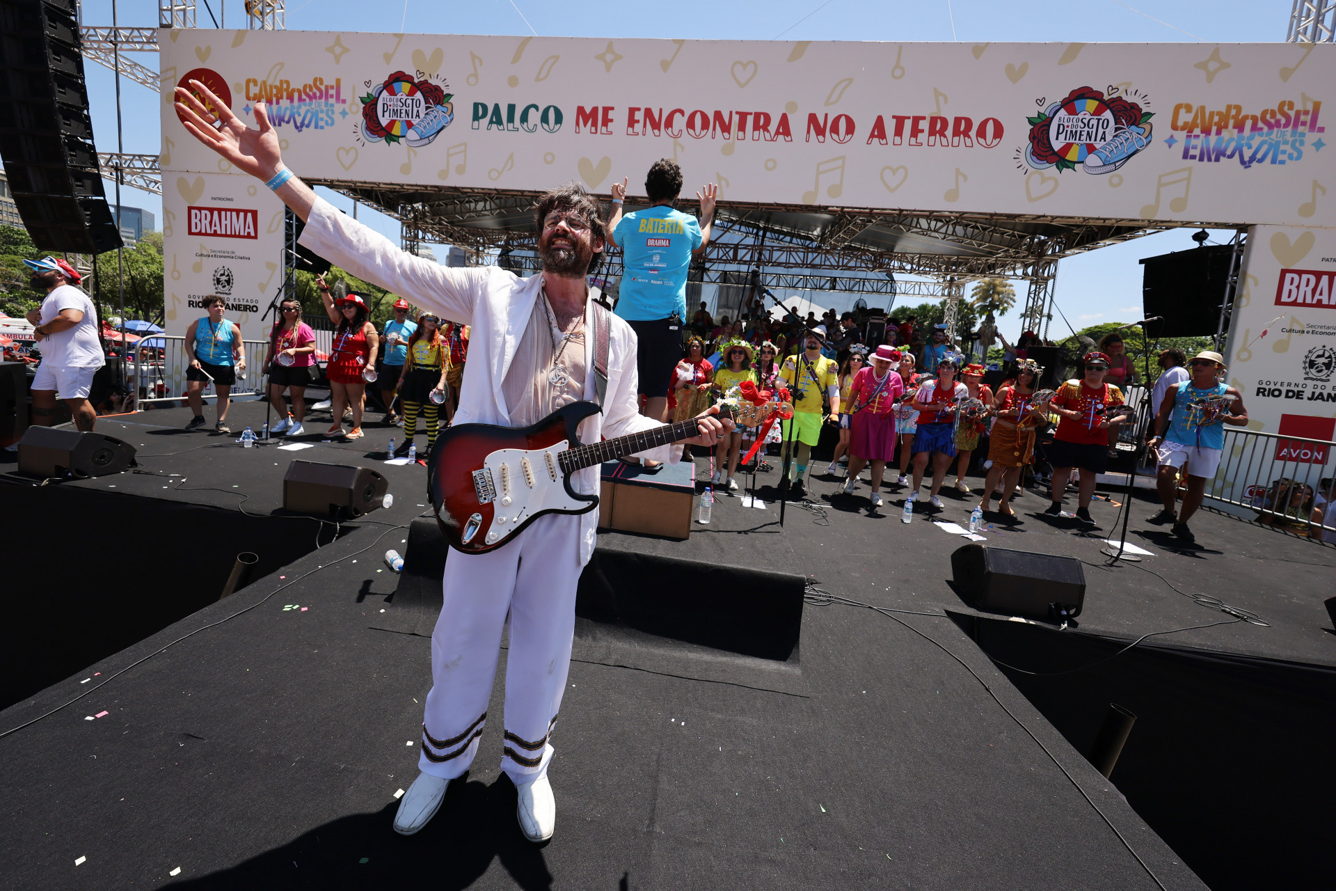 A apresentação aconteceu no palco 'Me encontra no Aterro' - Wagner Meier / Riotur