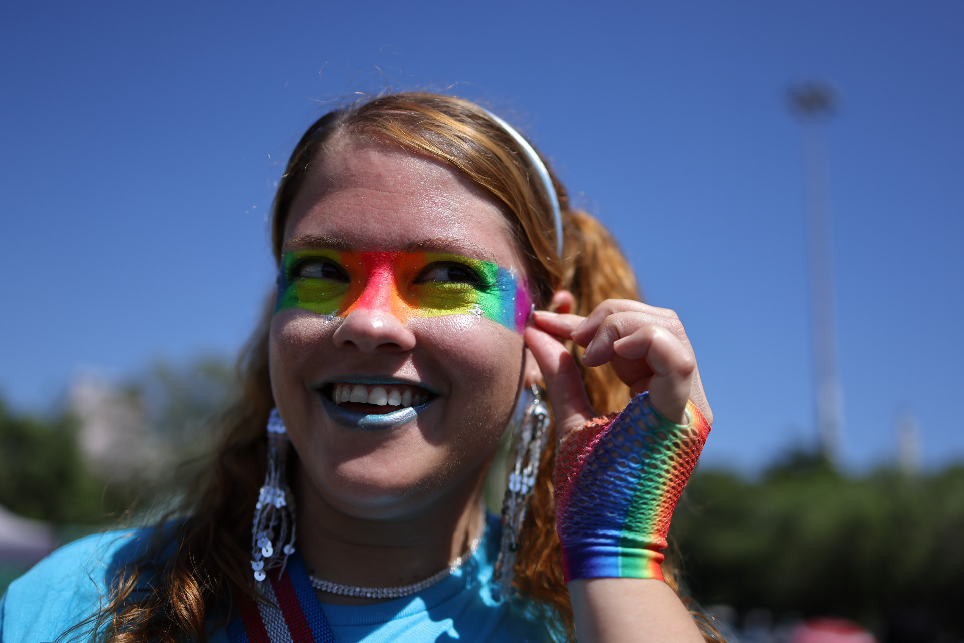 Foliões exibem suas fantasias no bloco  - Wagner Meier / Riotur