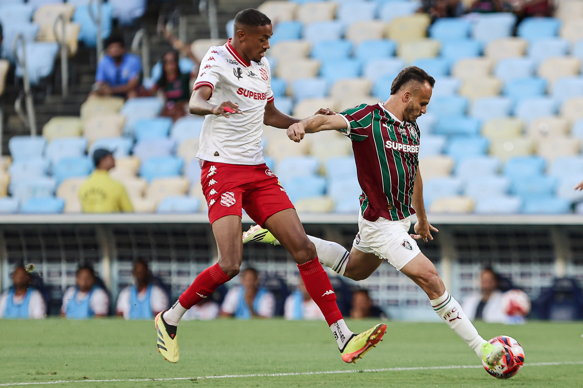 Rio de Janeiro, Brasil - 16/02/2026 - Estádio Maracanã.   
Fluminense enfrenta o Bangu esta noite pela quartas de final do Campeonato Carioca 2026. - Lucas Merçon/Fluminense