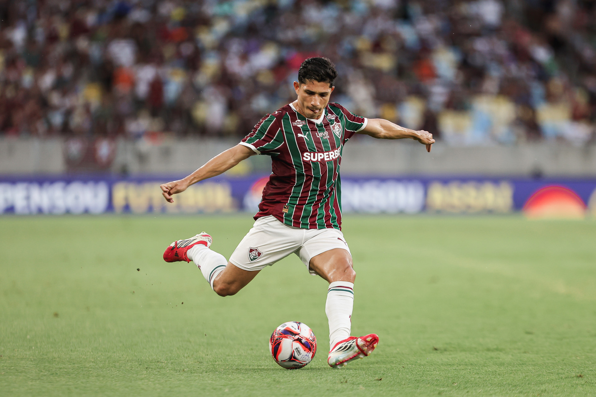 Rio de Janeiro, Brasil - 16/02/2026 - Estádio Maracanã.   
Fluminense enfrenta o Bangu esta noite pela quartas de final do Campeonato Carioca 2026. - Lucas Merçon/Fluminense