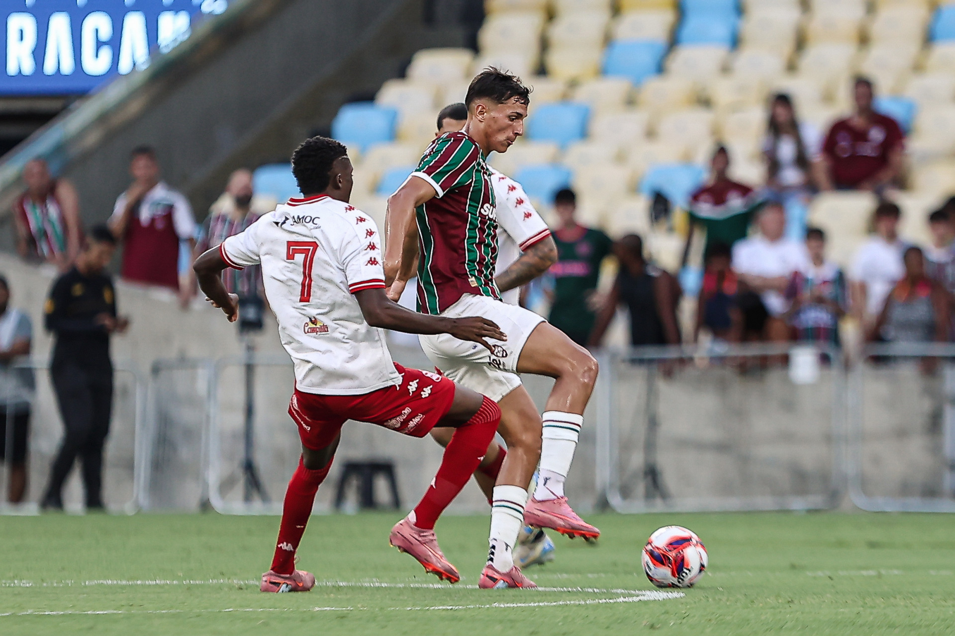 Rio de Janeiro, Brasil - 16/02/2026 - Estádio Maracanã.   
Fluminense enfrenta o Bangu esta noite pela quartas de final do Campeonato Carioca 2026. - Lucas Merçon/Fluminense