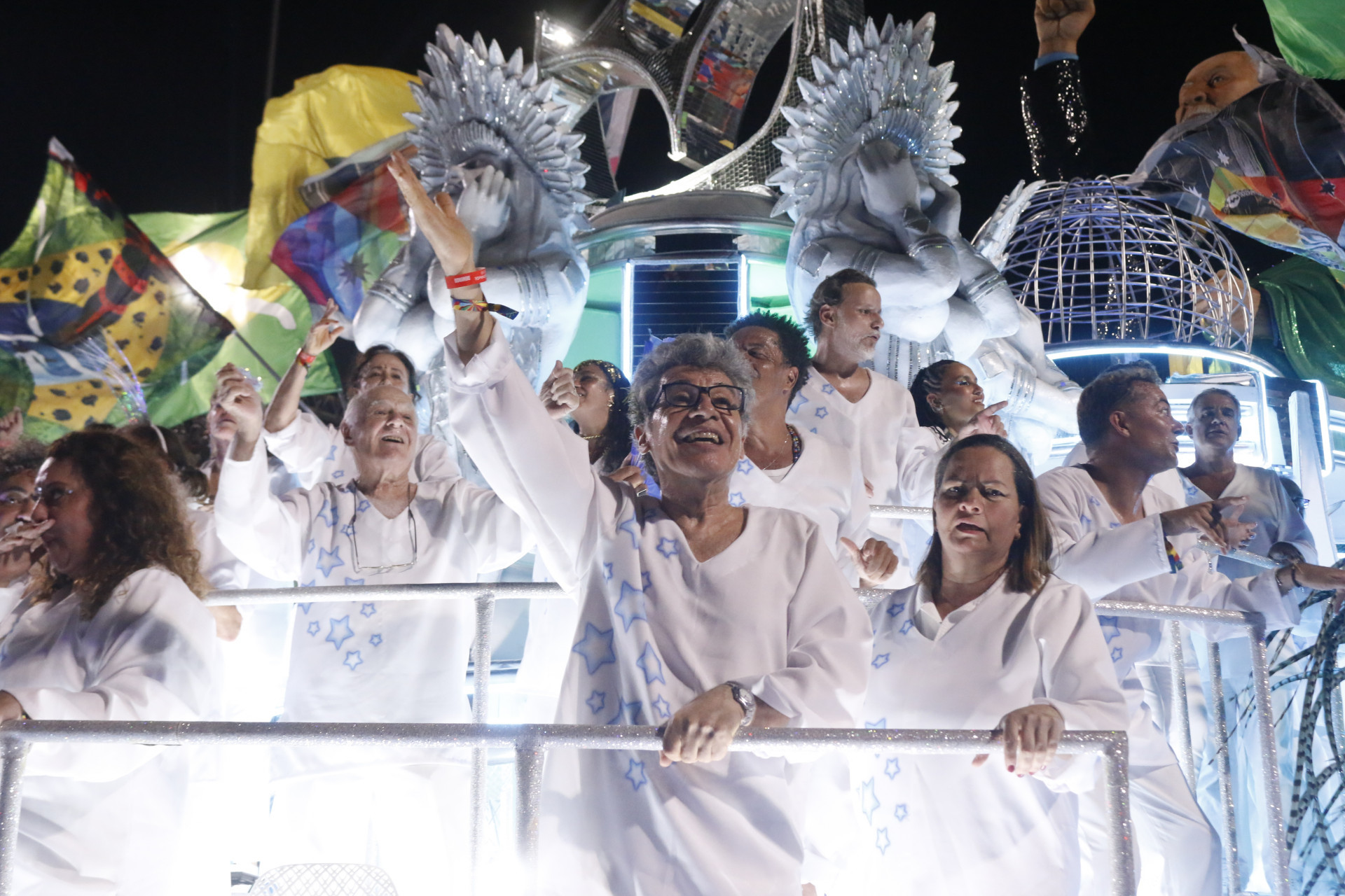 Desfile do Grupo Especial Carnaval 2026 - Desfile da G.R.E.S Acadêmicos de Niterói, na Avenida Marquês de Sapucaí, no Centro do Rio de Janeiro, neste domingo (15). - Carlos Elias/Agência O Dia
