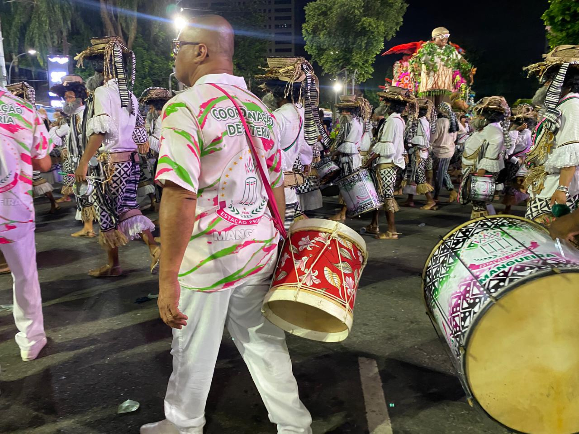 Caixas de marabaixo integrarão bateria da Mangueira - Thalita Queiroz / Agência O Dia