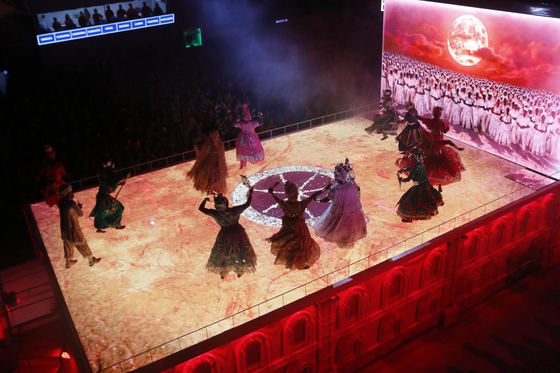 Comissão de frente da Portela - Foto: Carlos Elias / Agência O Dia