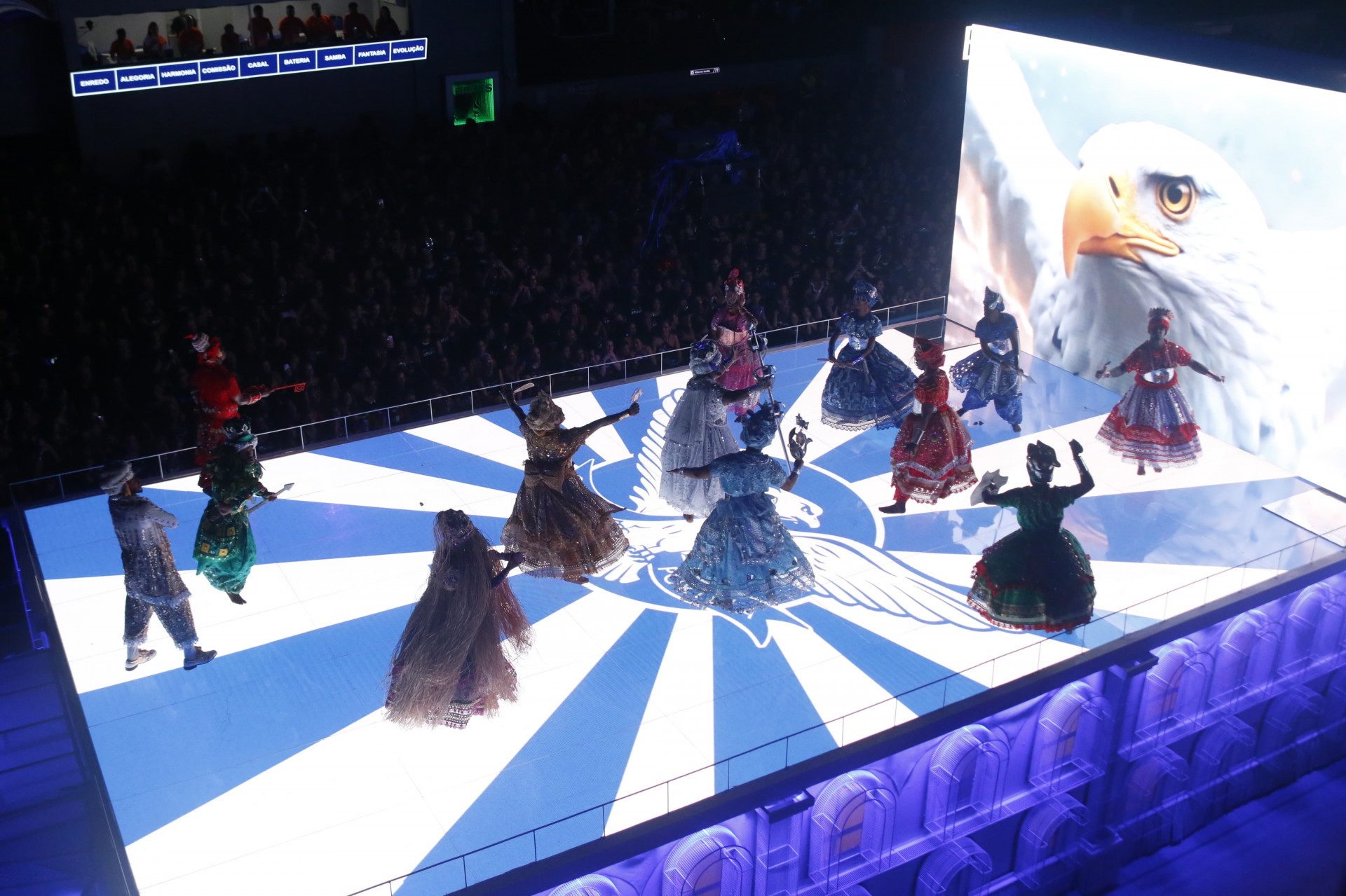 Comissão de frente da Portela - Foto: Carlos Elias / Agência O Dia