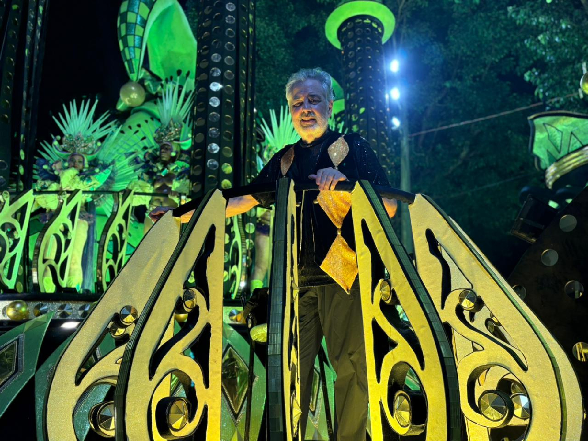 Roberto de Carvalho desfila com a Mocidade Independente de Padre Miguel - Manuella Viégas / Agência O DIA