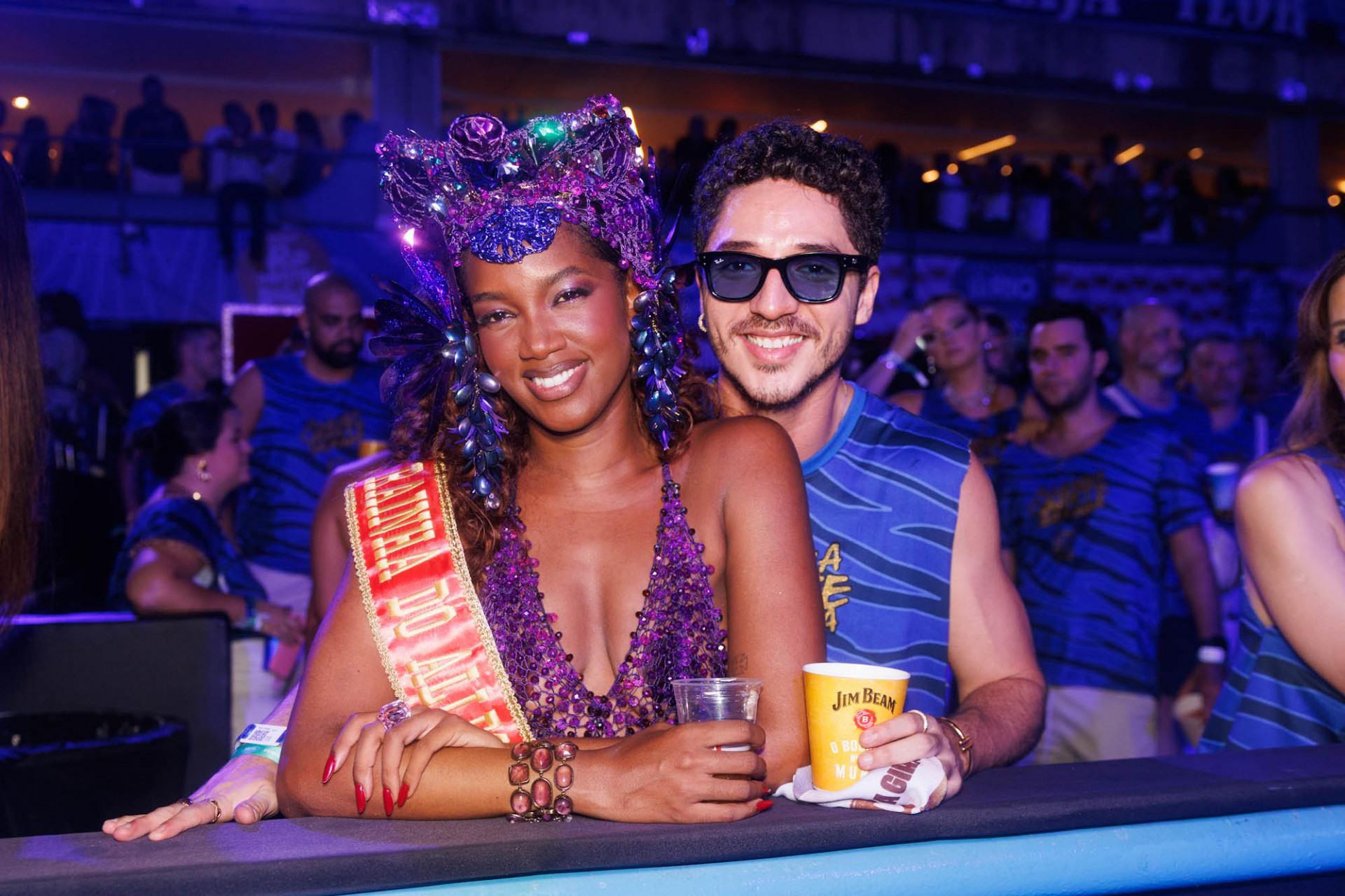 Iza posou sorridente com João Vitor Silva  - Manuela Scarpa/Brazil News