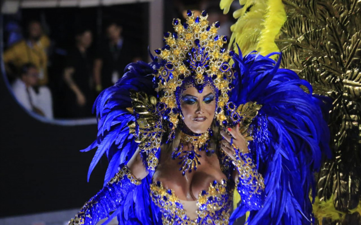 Unidos da Tijuca homenageou Carolina de Jesus na Sapucaí
