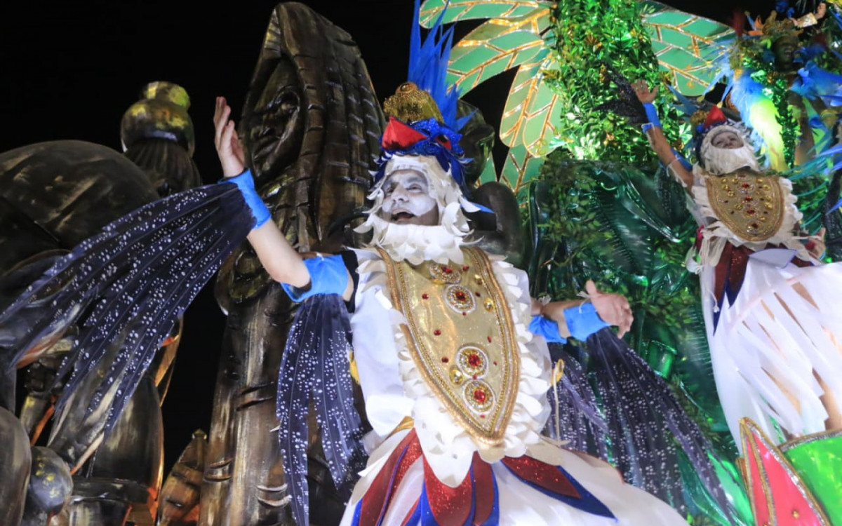 Tuiuti teve destaque no samba-enredo e na bateria