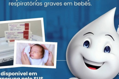 Saúde disponibiliza vacina para bebês elegíveis e orienta sobre síndrome