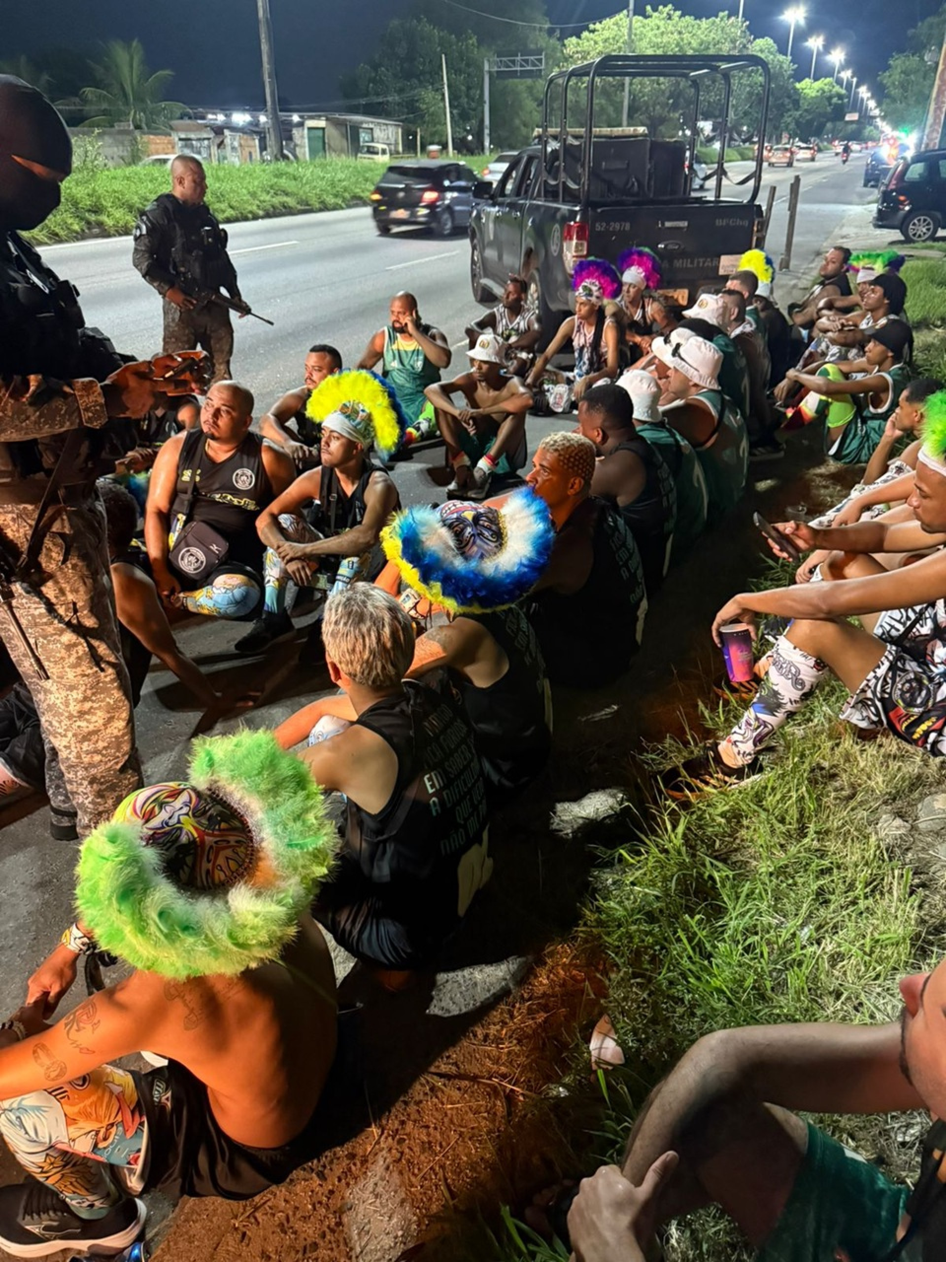 Ação na Avenida Brasil que resultou em 61 prisões