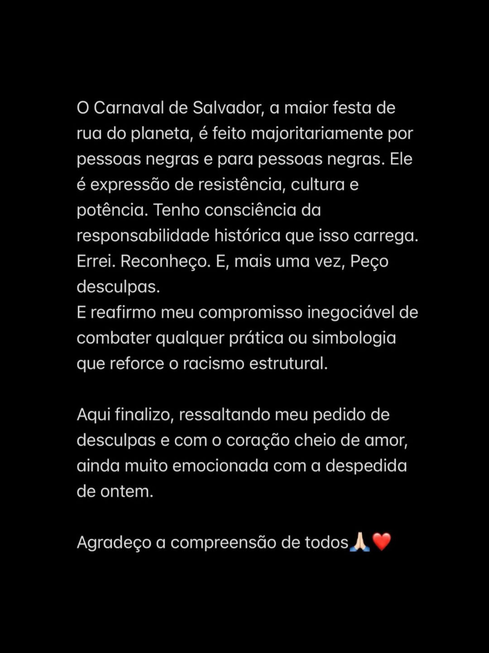 Carla Perez se pronuncia depois de polêmica em trio - Reprodução / Instagram