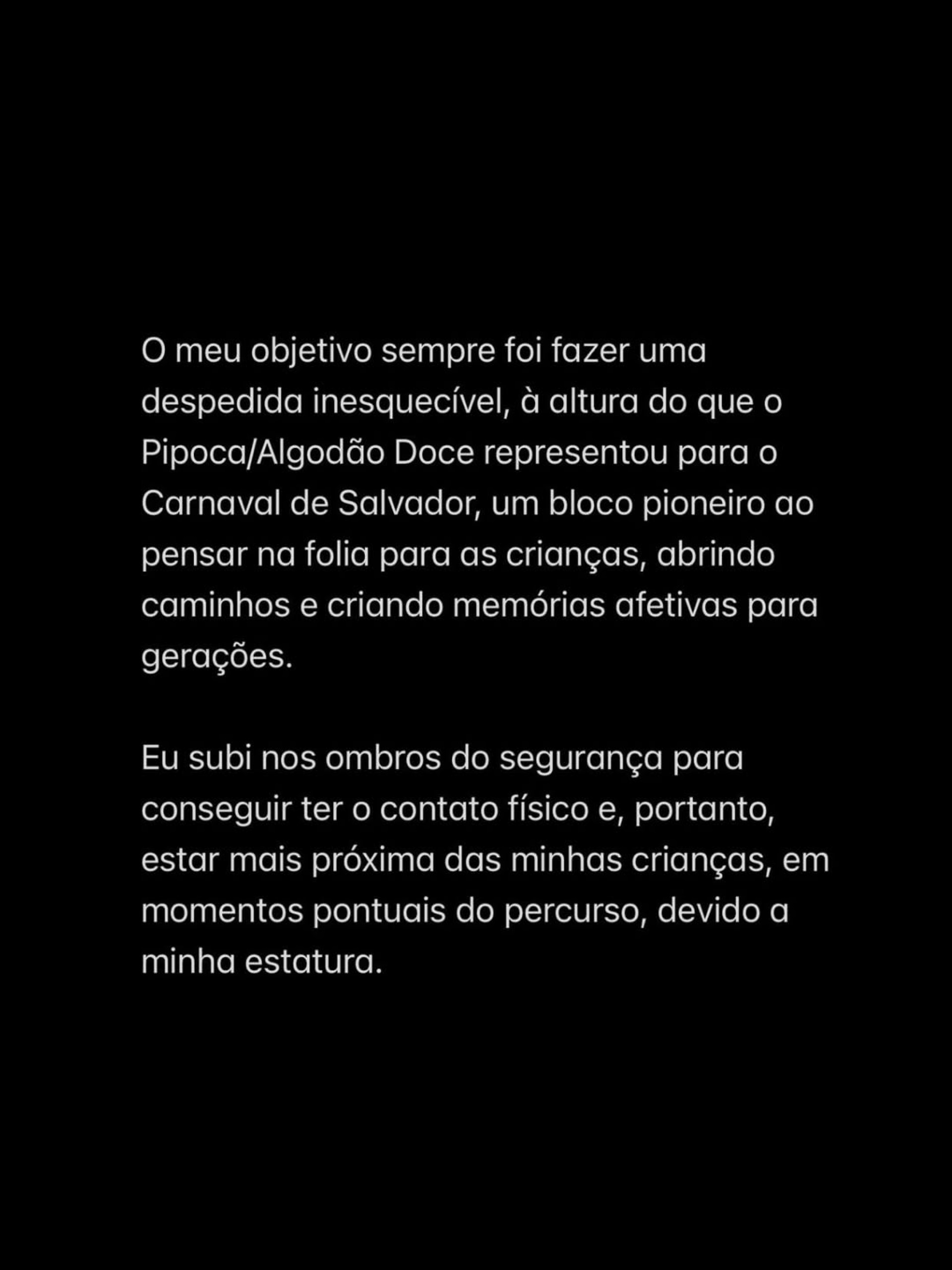 Carla Perez se pronuncia depois de polêmica em trio - Reprodução / Instagram