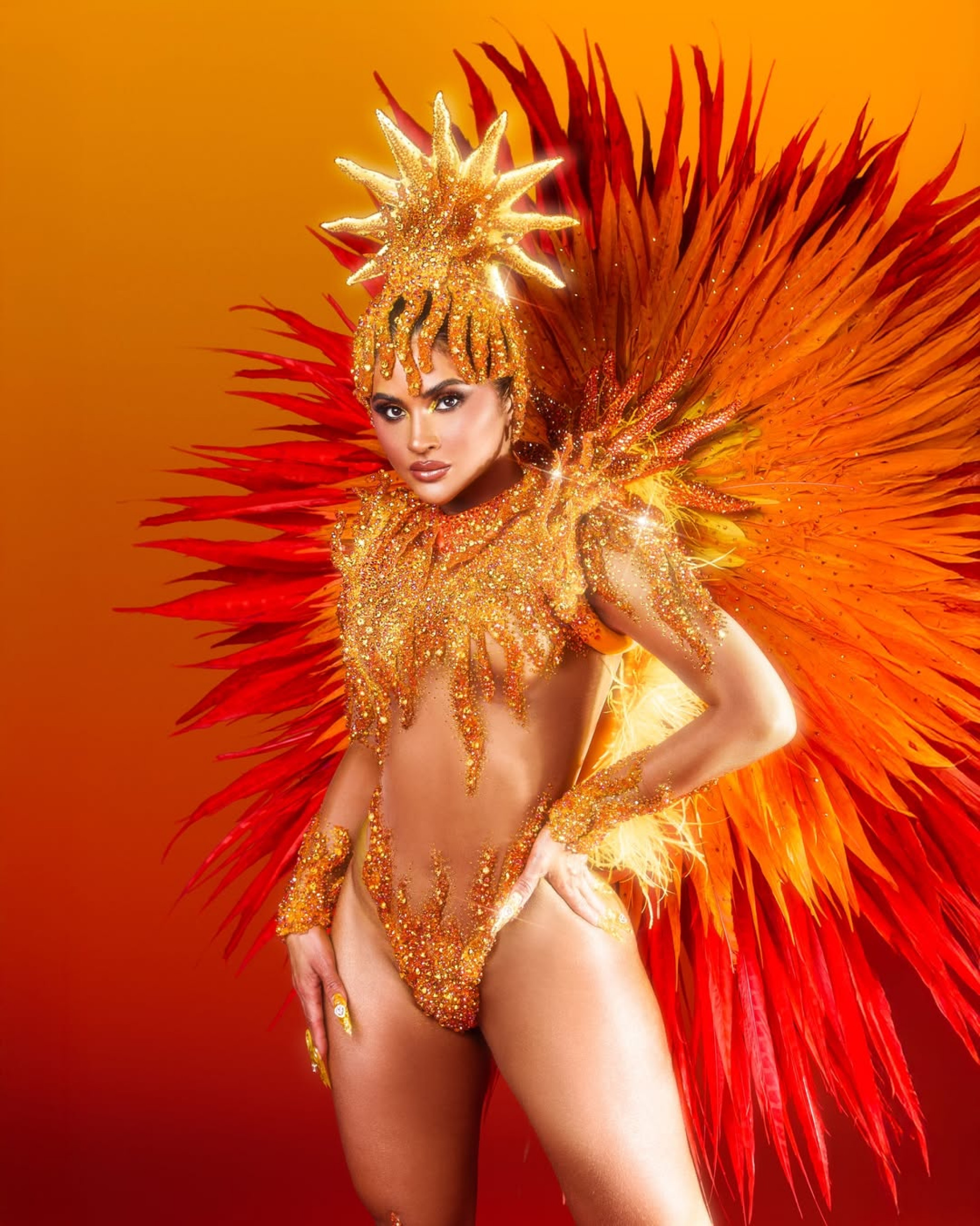 Mileide Mihaile é rainha de bateria da escola de samba  - Reprodução/Instagram 