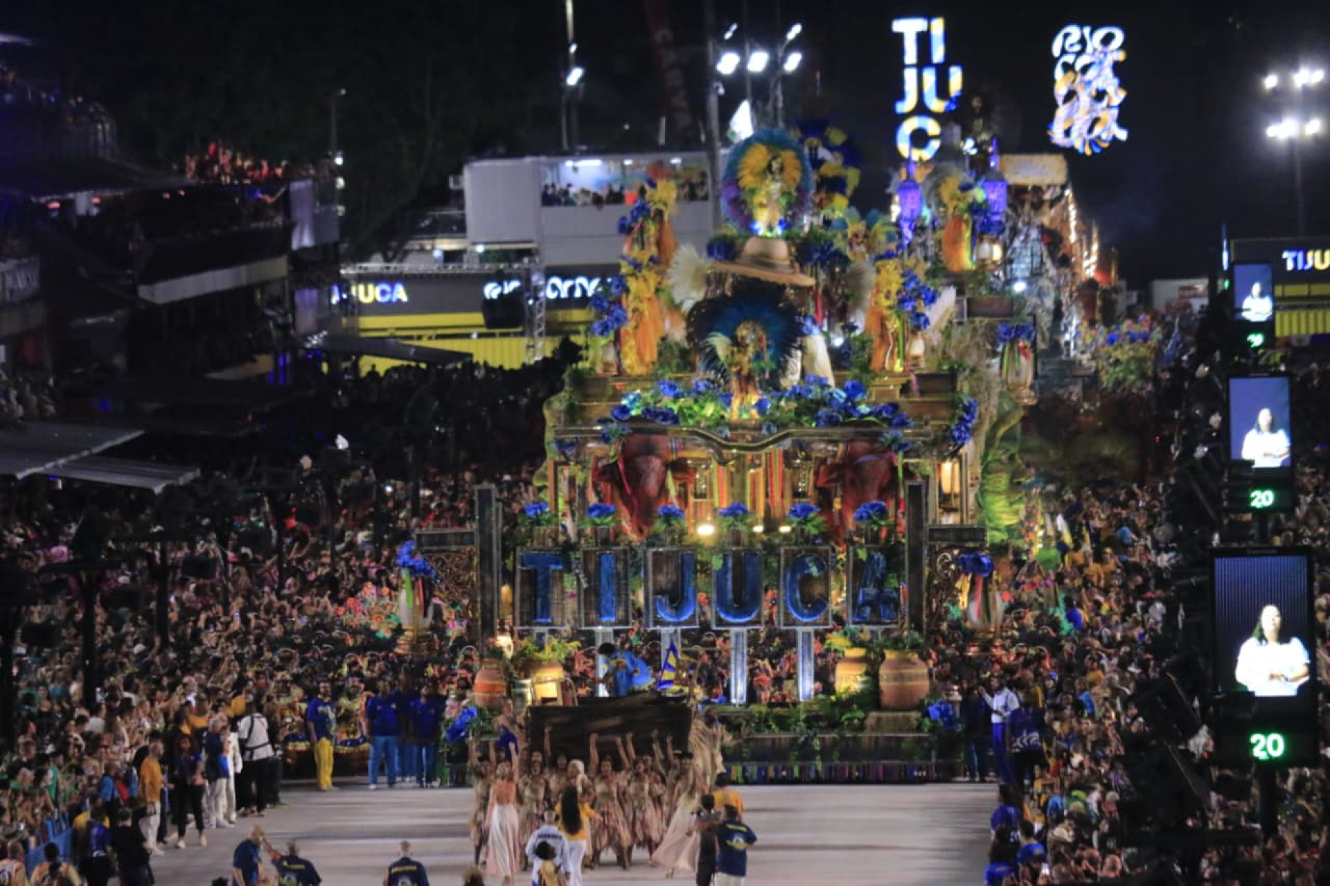 Unidos da Tijuca fez desfile consistente - Carlos Elias/Agência O Dia