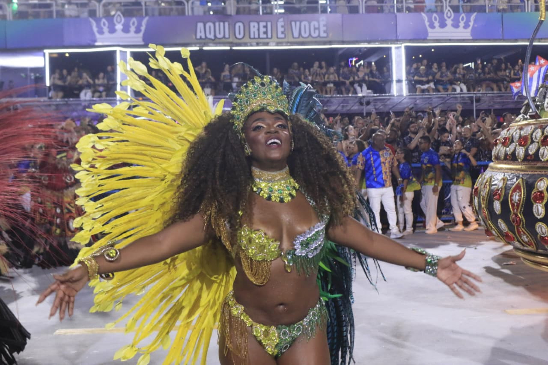 Tuiuti teve problemas em acabamento de alegorias e evolução - Carlos Elias/Agência O Dia