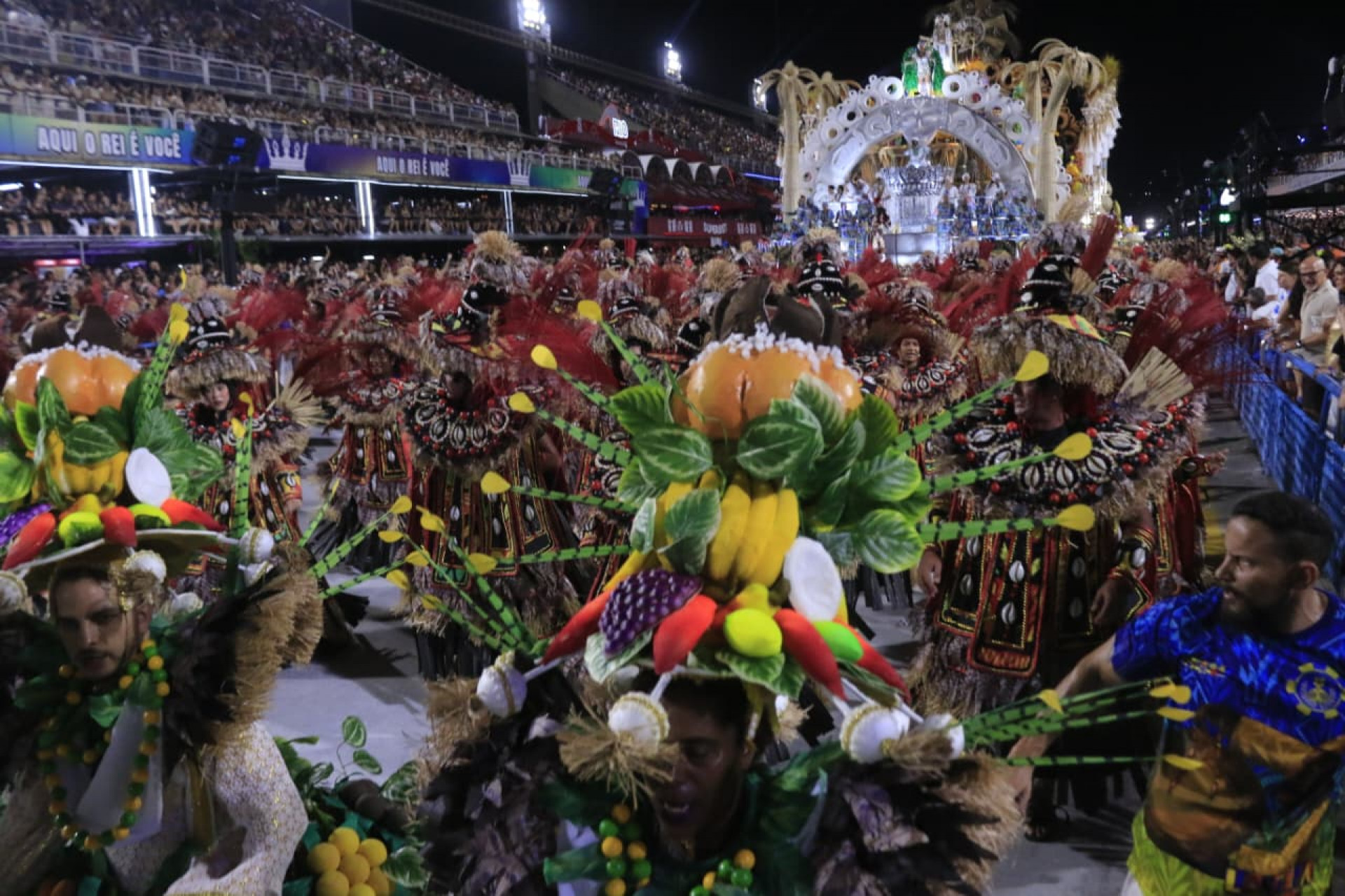 Tuiuti teve destaque no samba-enredo e na bateria - Carlos Elias/Agência O Dia
