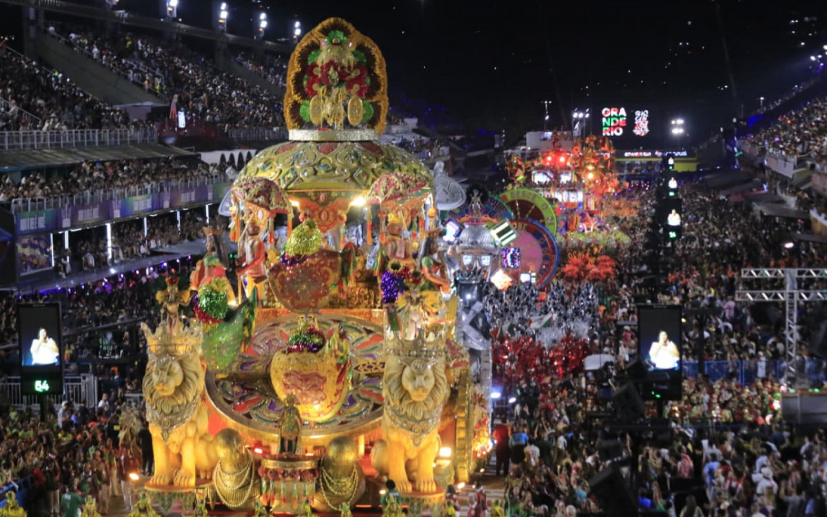 Grande Rio fez um desfile opulento e luxuoso 