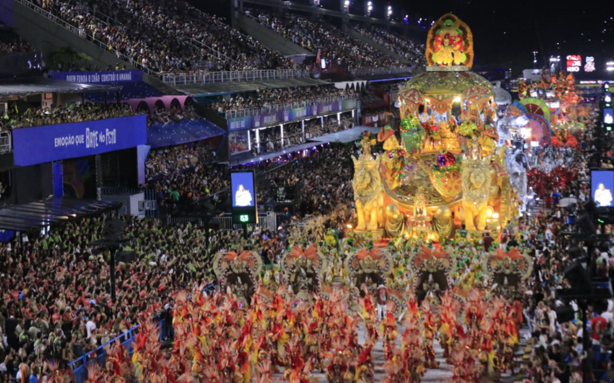 Grande Rio fez um desfile opulento e luxuoso 