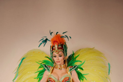 Musa do Salgueiro, Bia Michelle usa fantasia inspirada em quadros de Tarsila do Amaral