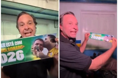 Ex-ministro de Bolsonaro divulga adesivos pró-Flávio no carnaval e critica homenagem a Lula