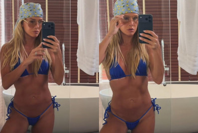 De biquíni, Deborah Secco leva seguidores à loucura