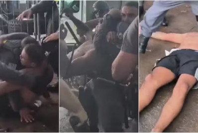 PMs são flagrados agredindo militar do Exército após apresentação de megabloco em SP