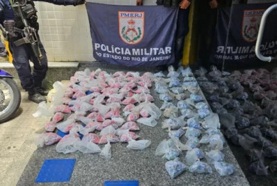 Polícia apreende drogas avaliadas em R$ 50 mil em área de mata de Maria Joaquina, em Cabo Frio
