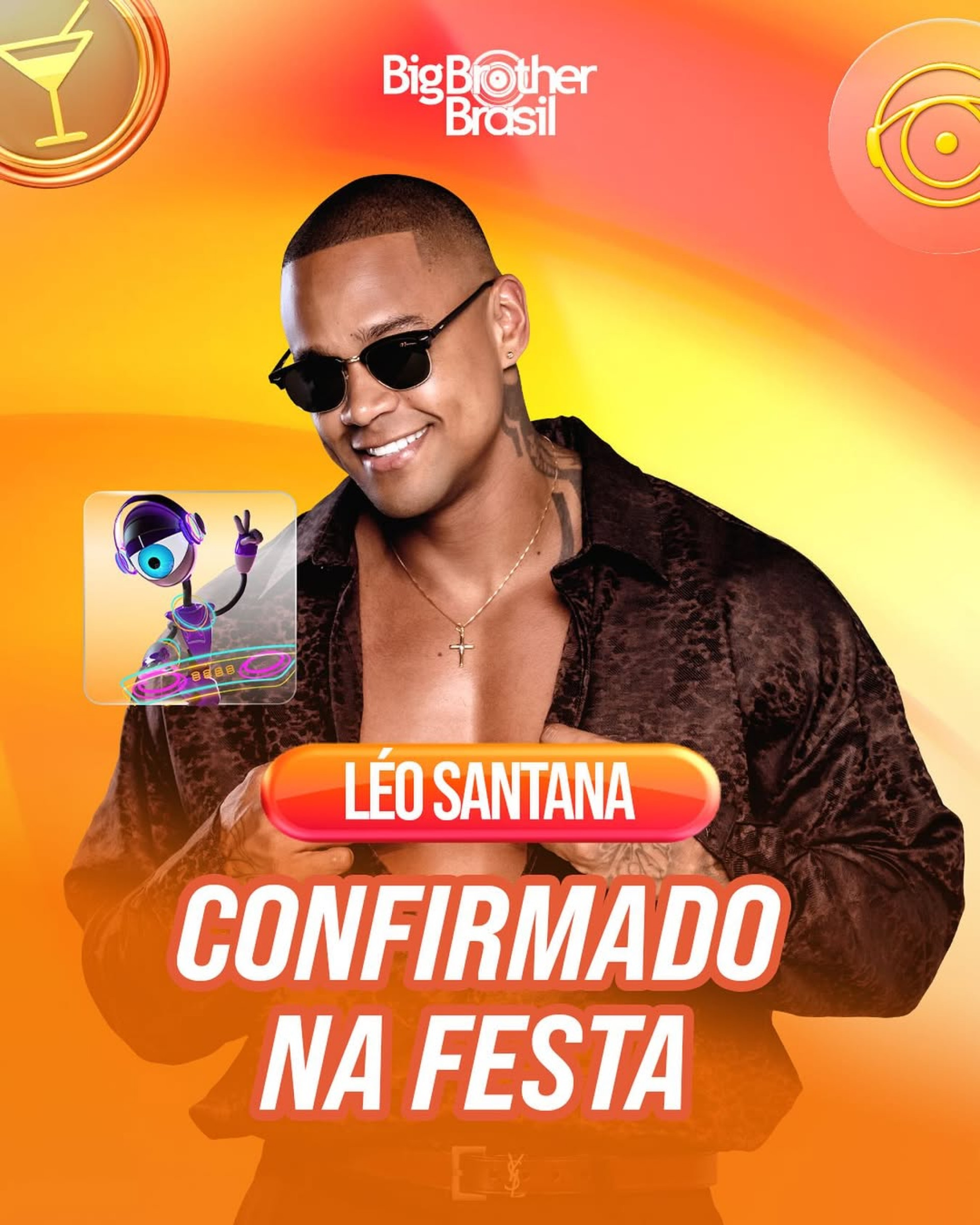 L&eacute;o Santana vai levar o clima de Carnaval para o 'BBB 26' - Reprodu&ccedil;&atilde;o/Instagram 